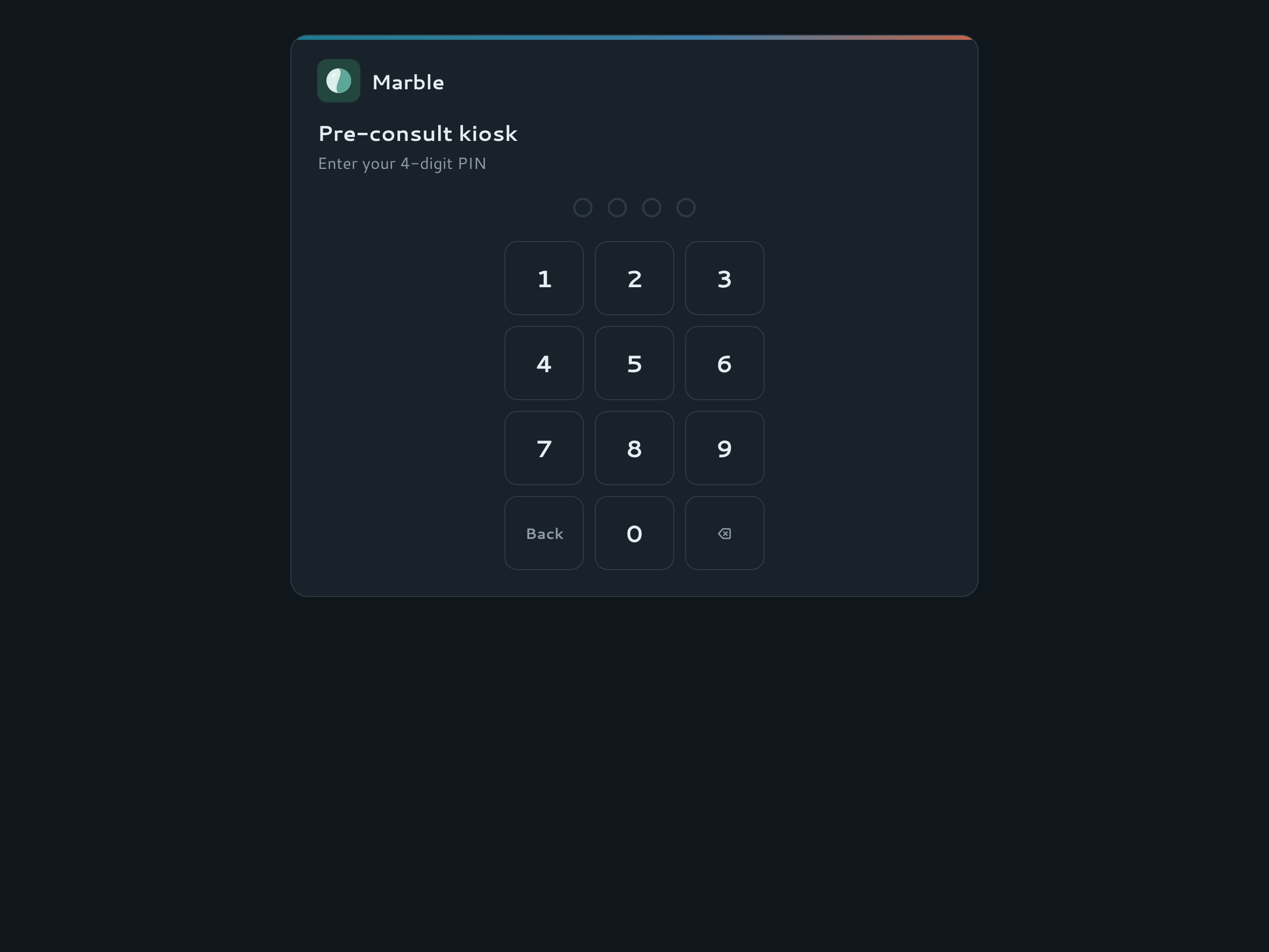 Enter your 4-digit PIN