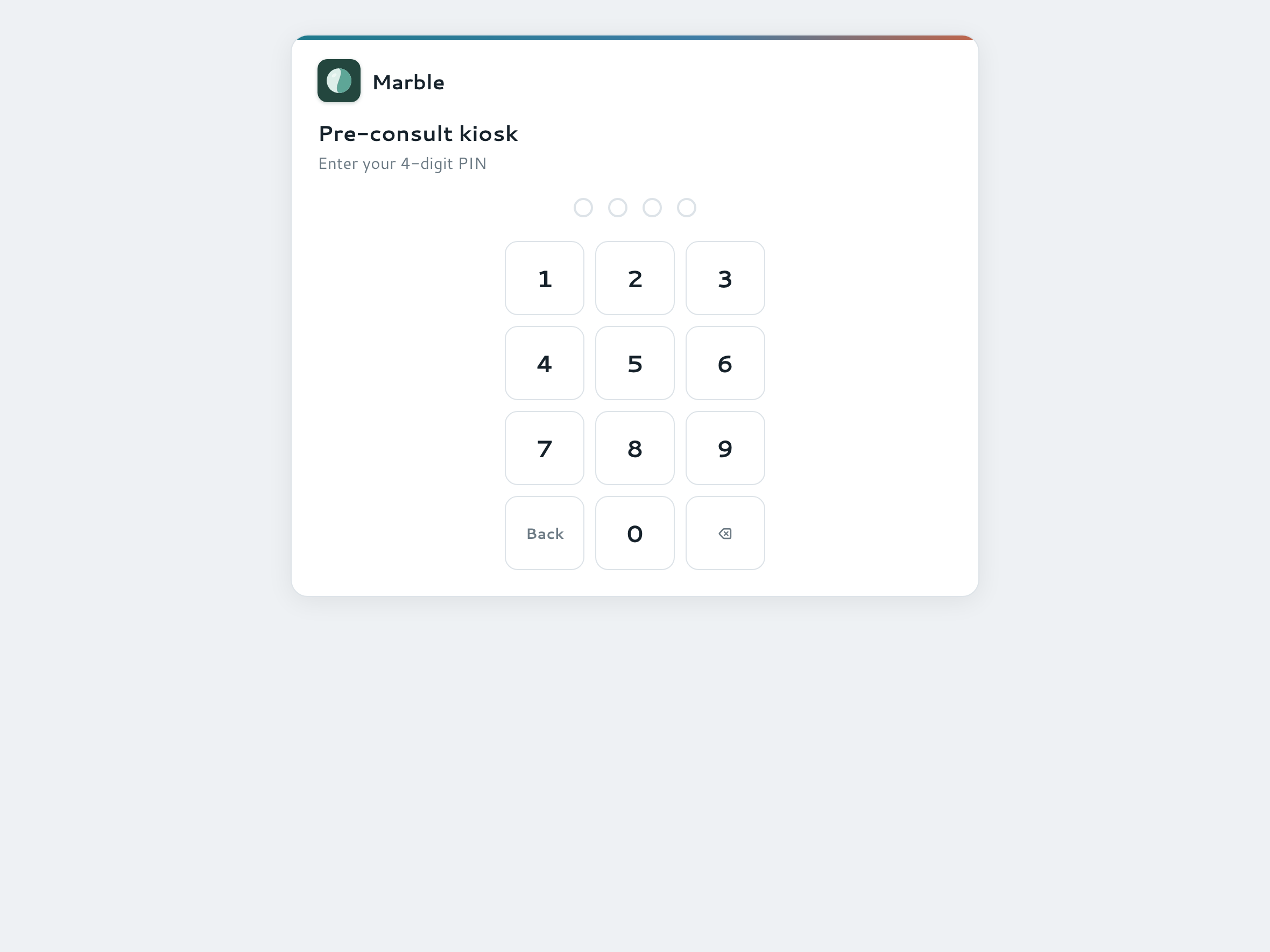 Enter your 4-digit PIN